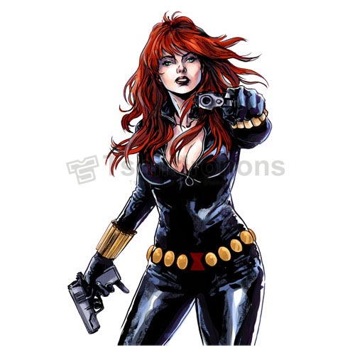 Black Widow T-shirts Iron On Transfers N6450